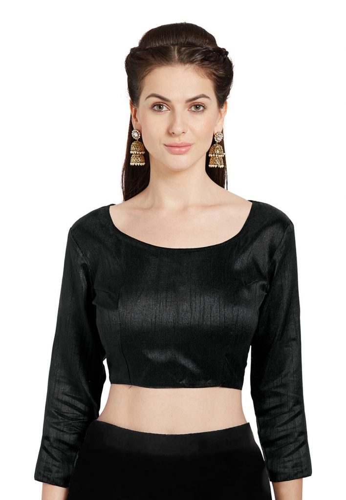 Black Silk Blouse